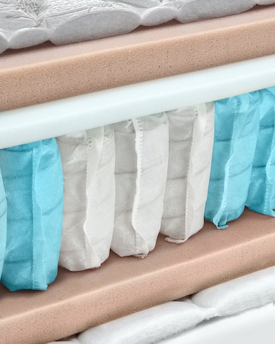 Boxspringbett konfigurieren: Beste = Tonnentaschenfederkern