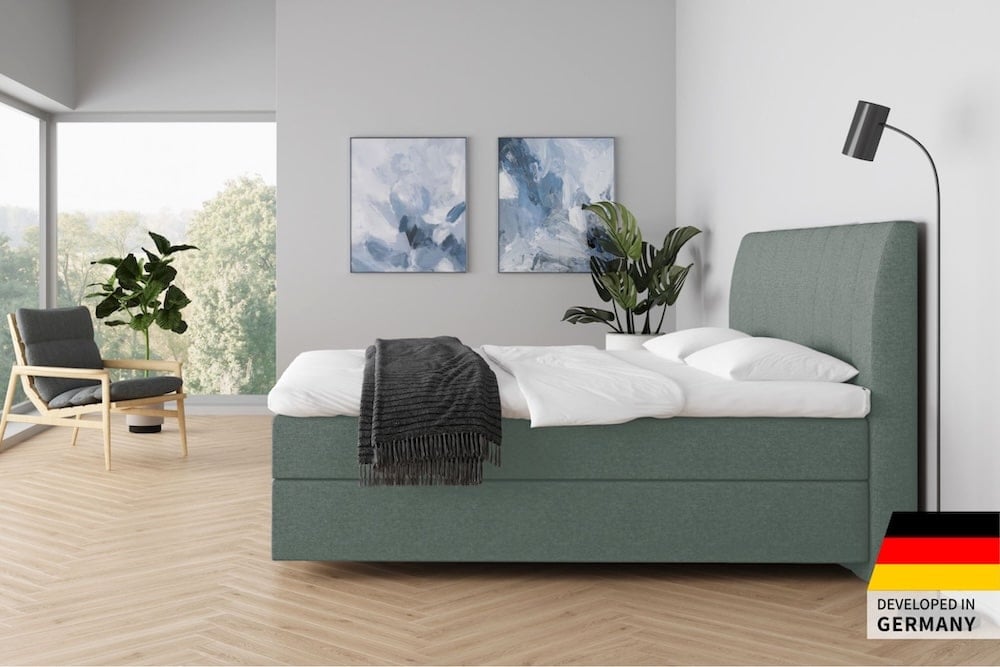 Boxspringbett 140x200 Grün Kaufen Online Dig