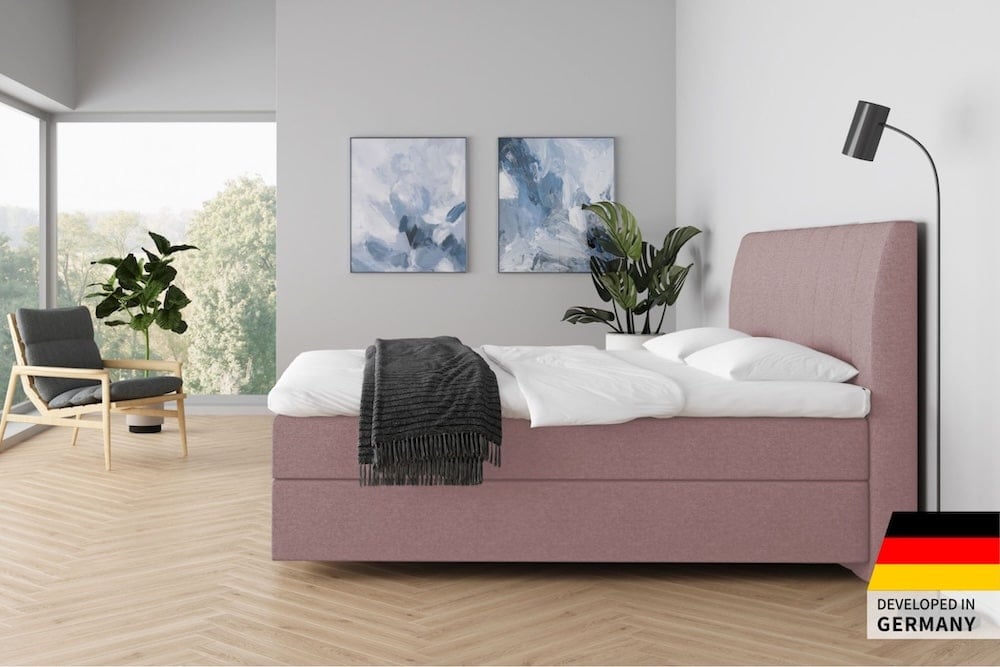 Boxspringbett 140x200 Rosa Kaufen Online Dig