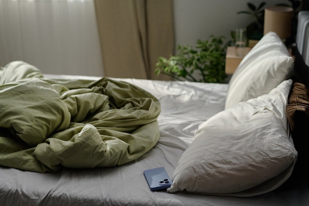 Boxspringbette Grün Schlafzimmer Idee