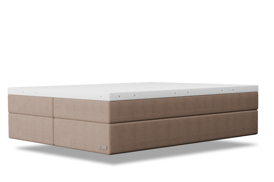 YAK Boxspringbett Beige Ohne Kopfteil